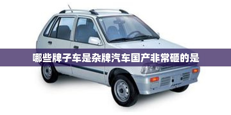 哪些牌子车是杂牌汽车国产非常砸的是