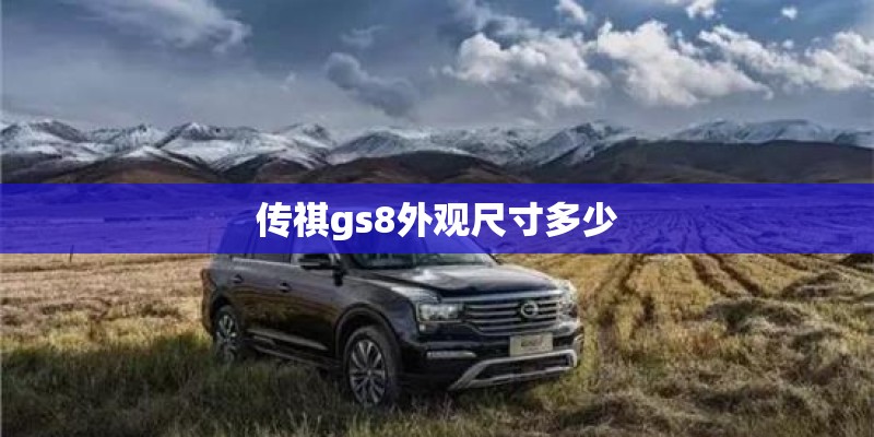 传祺gs8外观尺寸多少