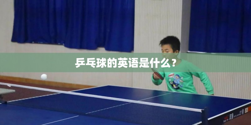 乒乓球的英语是什么？