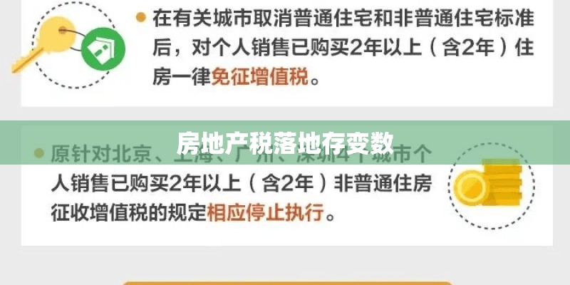 房地产税落地存变数