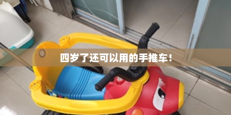 四岁了还可以用的手推车！