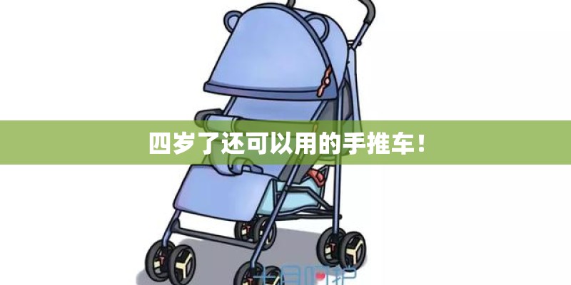 四岁了还可以用的手推车！