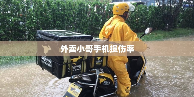 外卖小哥手机损伤率