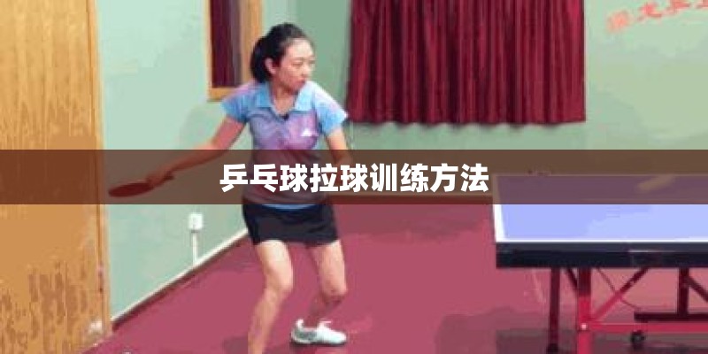 乒乓球拉球训练方法