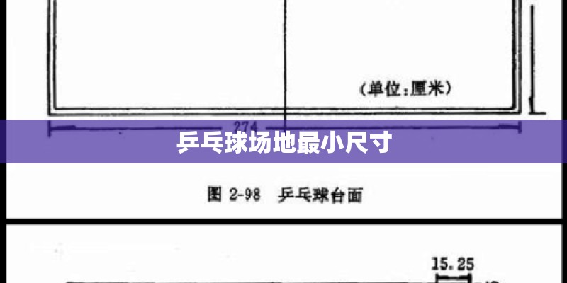 乒乓球场地最小尺寸