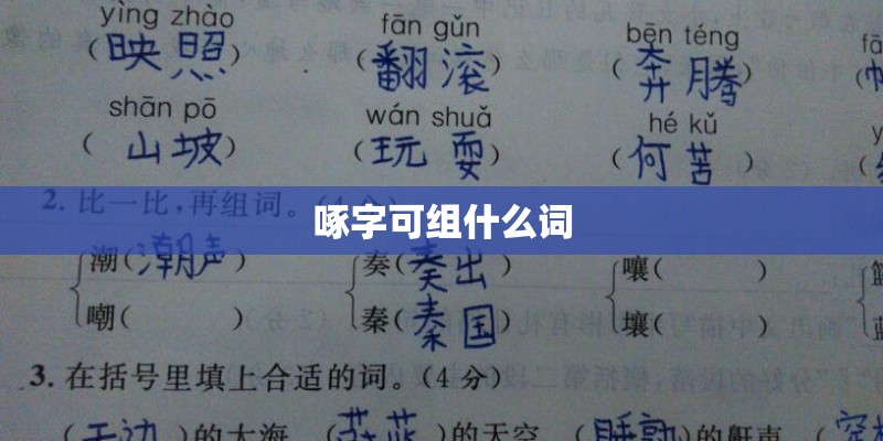 啄字可组什么词