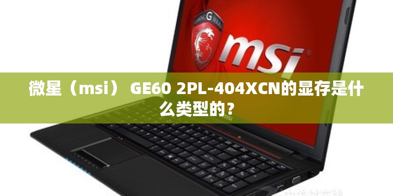 微星（msi） GE60 2PL-404XCN的显存是什么类型的？