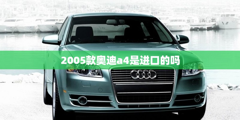 2005款奥迪a4是进口的吗