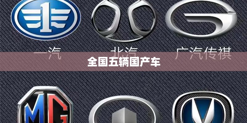 全国五辆国产车