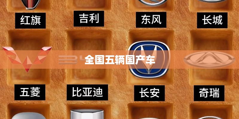 全国五辆国产车