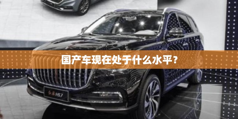 国产车现在处于什么水平？