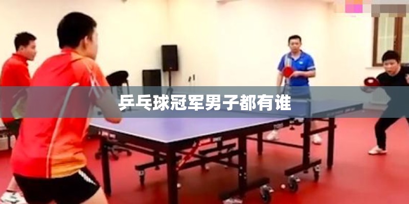 乒乓球冠军男子都有谁