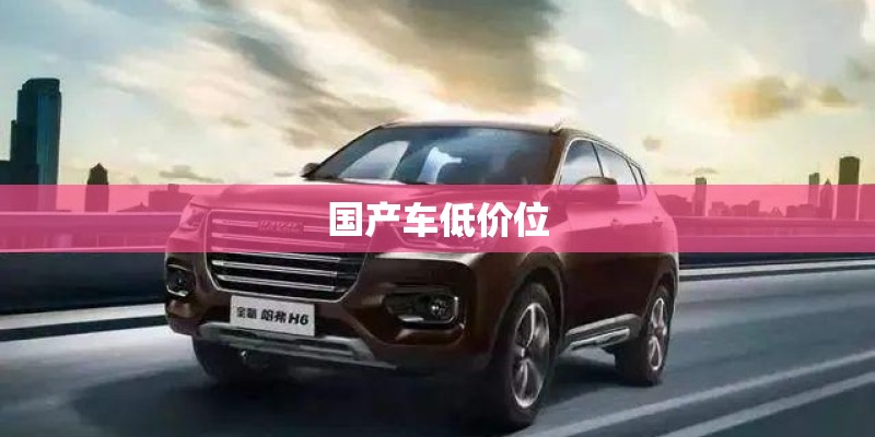 国产车低价位 国产车低价位