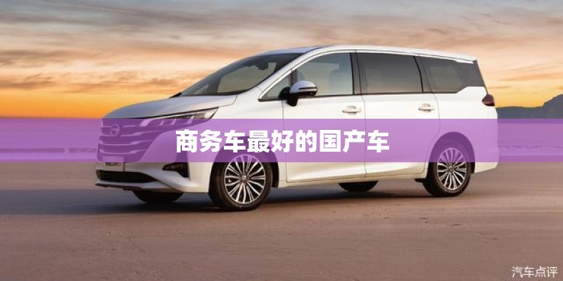 商务车最好的国产车 商务车最好的国产车