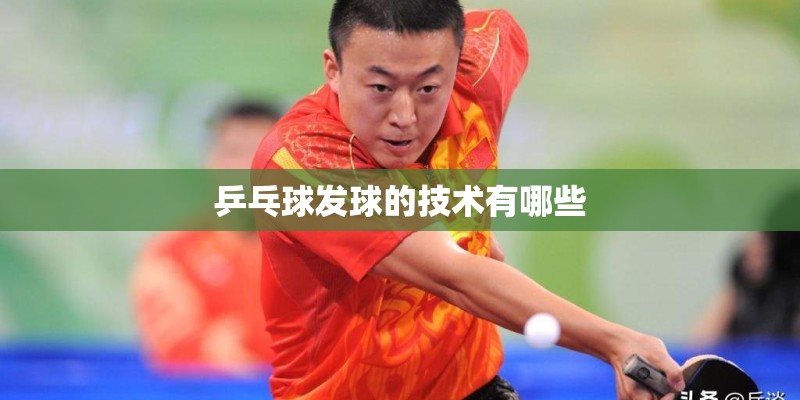 乒乓球发球的技术有哪些 乒乓球发球的技术有哪些