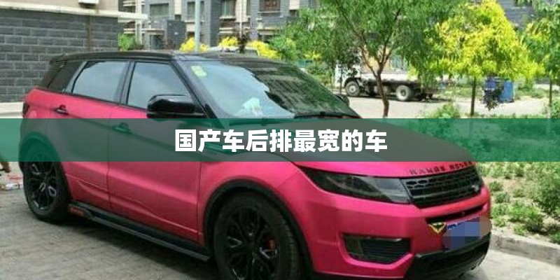 国产车后排最宽的车 国产车后排最宽的车