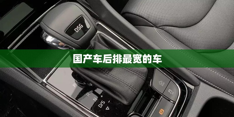 国产车后排最宽的车 国产车后排最宽的车