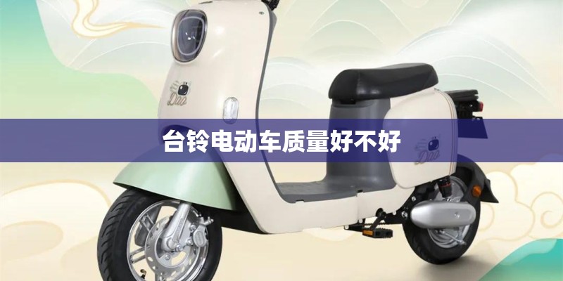台铃电动车质量好不好