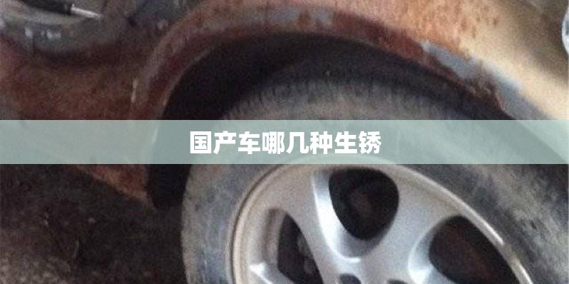 国产车哪几种生锈