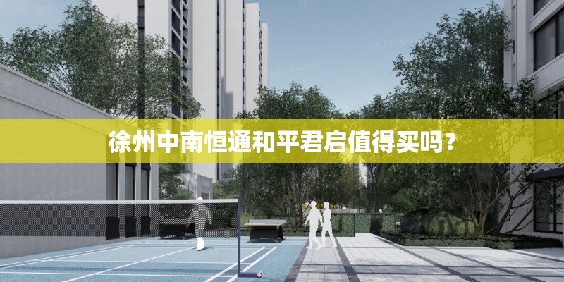徐州中南恒通和平君启值得买吗？