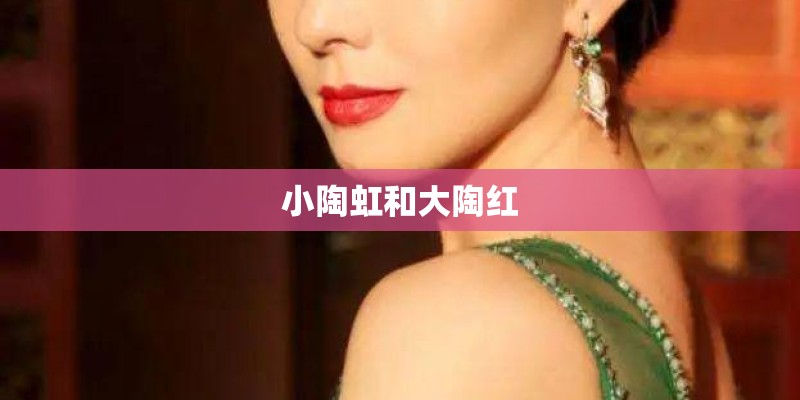 小陶虹和大陶红