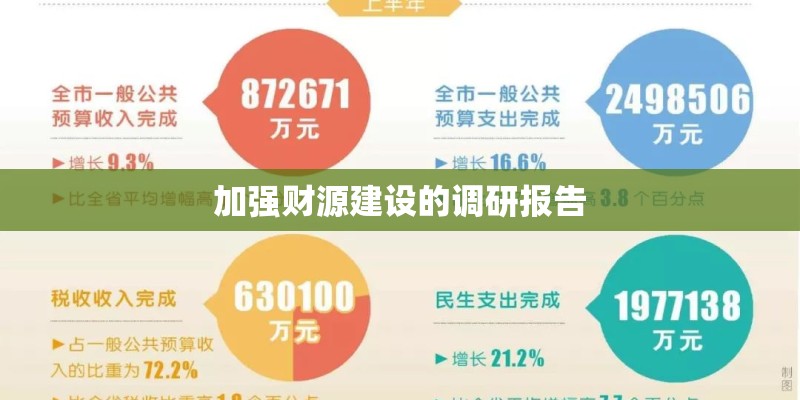 加强财源建设的调研报告