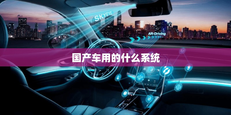 国产车用的什么系统