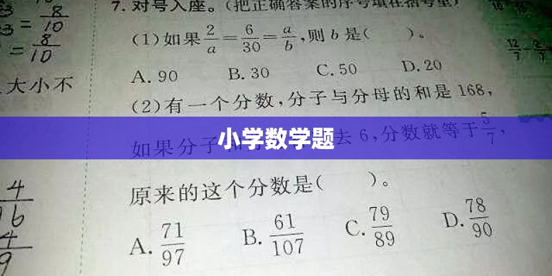小学数学题
