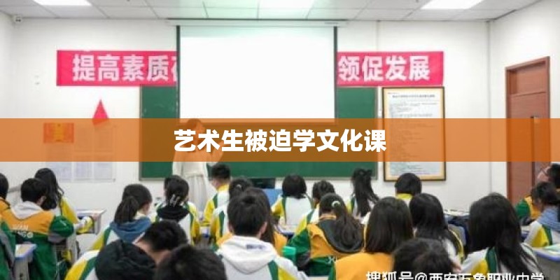 艺术生被迫学文化课