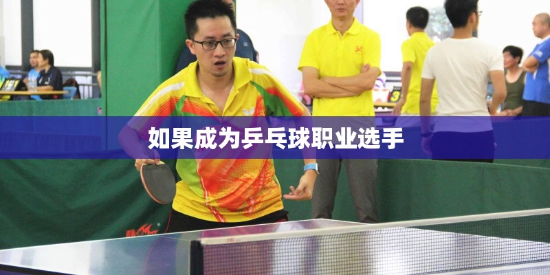 如果成为乒乓球职业选手