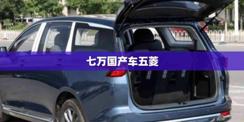 七万国产车五菱