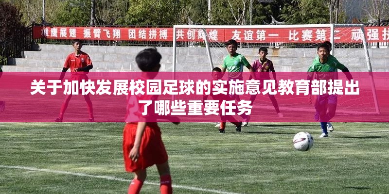 关于加快发展校园足球的实施意见教育部提出了哪些重要任务