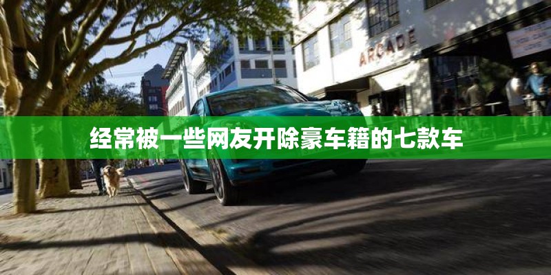 经常被一些网友开除豪车籍的七款车