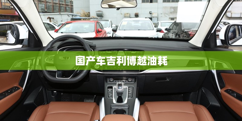 国产车吉利博越油耗