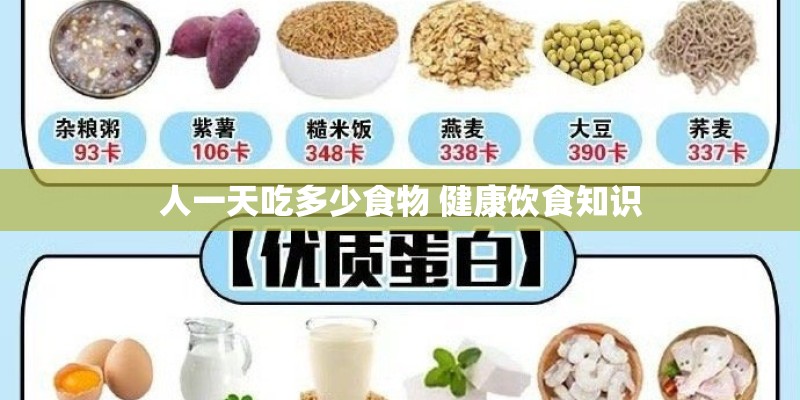 人一天吃多少食物 健康饮食知识