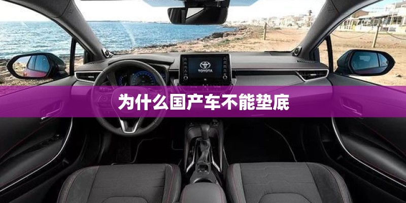 为什么国产车不能垫底