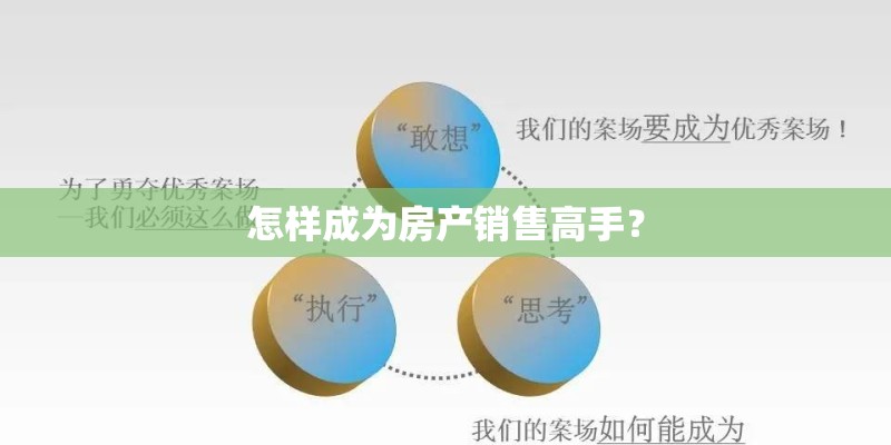 怎样成为房产销售高手？