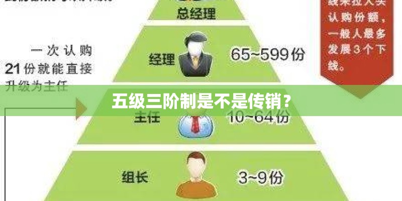 五级三阶制是不是传销？