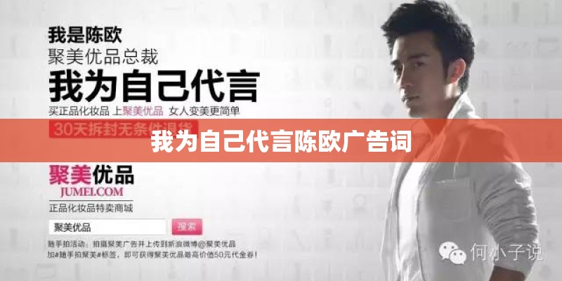 我为自己代言陈欧广告词