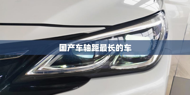 国产车轴距最长的车