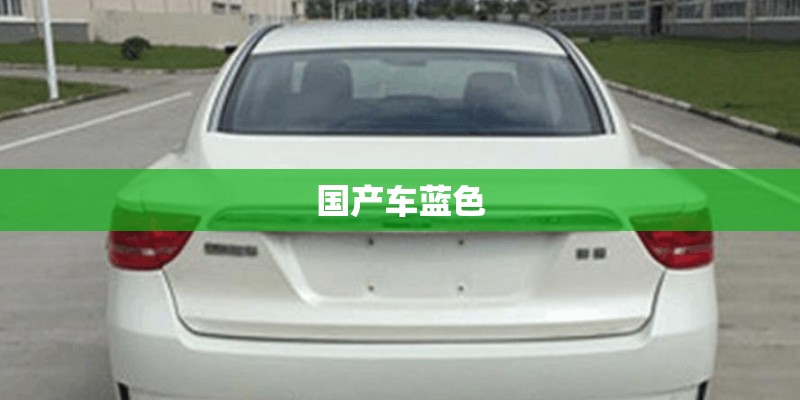 国产车蓝色