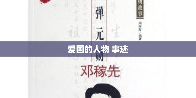 爱国的人物 事迹
