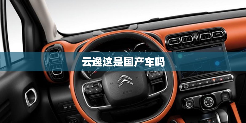云逸这是国产车吗