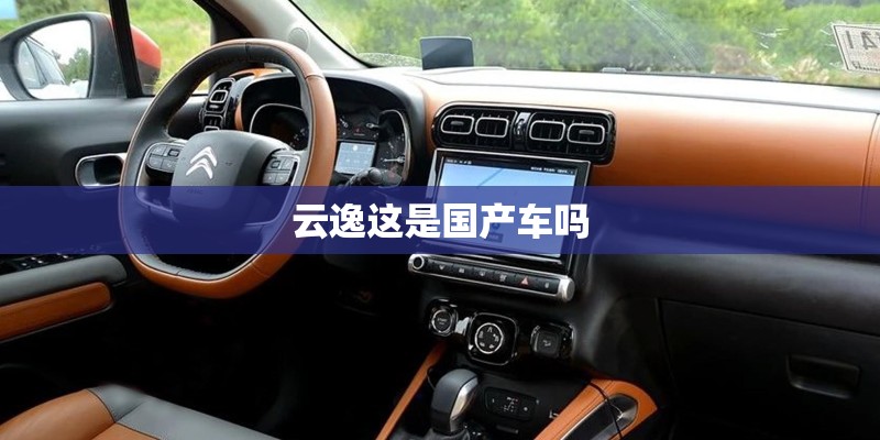 云逸这是国产车吗