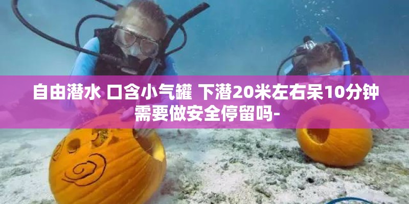 自由潜水 口含小气罐 下潜20米左右呆10分钟 需要做安全停留吗- 自由潜水 口含小气罐 下潜20米左右呆10分钟 需要做安全停留吗-