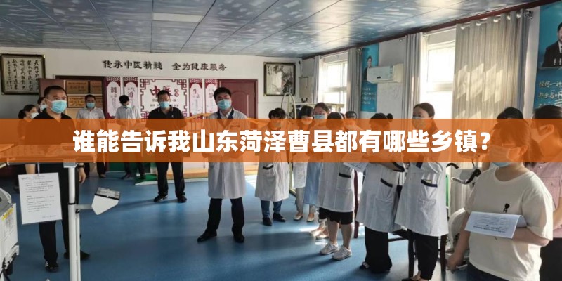 谁能告诉我山东菏泽曹县都有哪些乡镇？