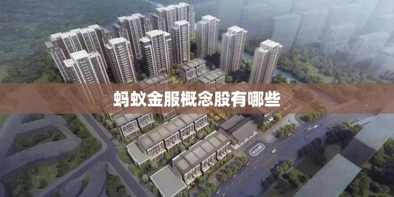 蚂蚁金服概念股有哪些