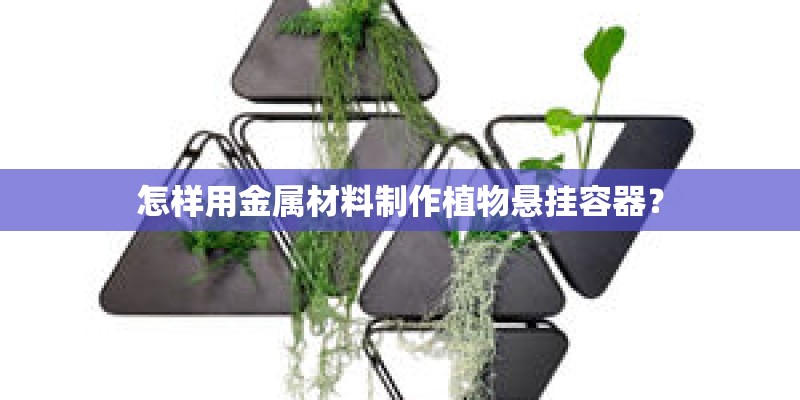 怎样用金属材料制作植物悬挂容器? 怎样用金属材料制作植物悬挂容器?