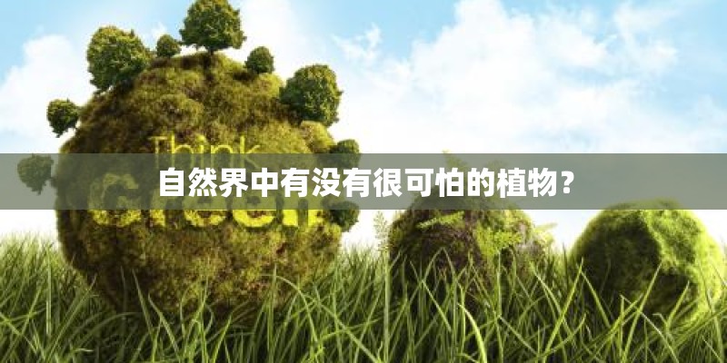 自然界中有没有很可怕的植物？