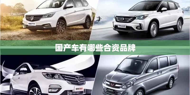 国产车有哪些合资品牌